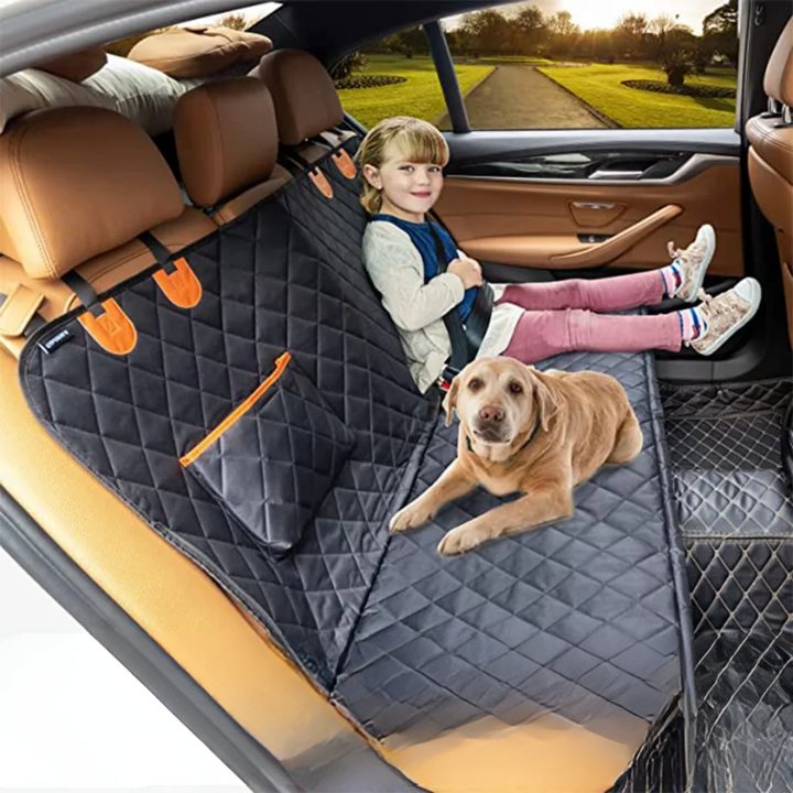 Dog Car Seat Cover Waterproof Pet Dog Carriers Travel Mat Hammock For Small Medium Large Dogs Car Rear Back Seat Safety Pad