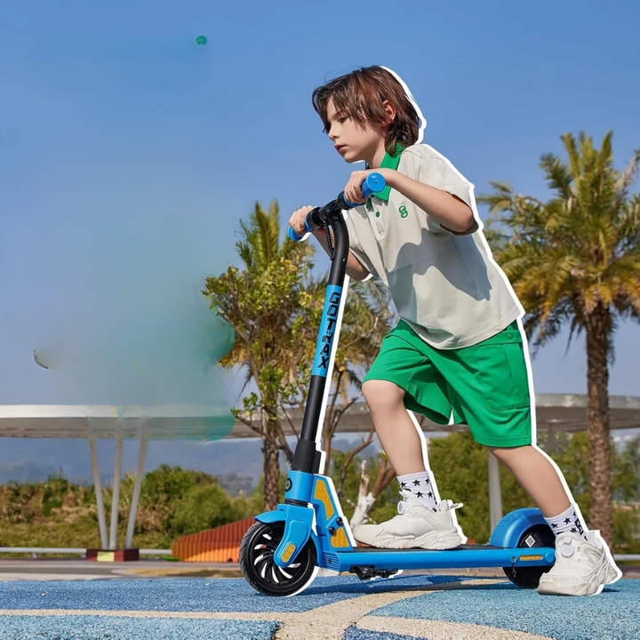 6" Solid Wheels, Max 4 Miles and 7.5 Mph Speed Power by 150W Motor, UL2272 Safety Certification, Lightweight Electric