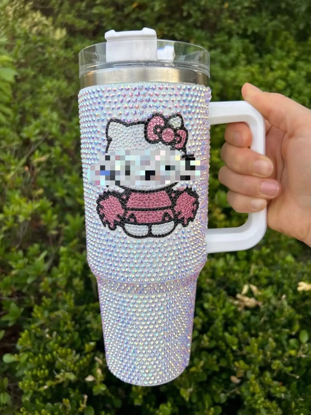 Black Cat Cartoon Tumbler