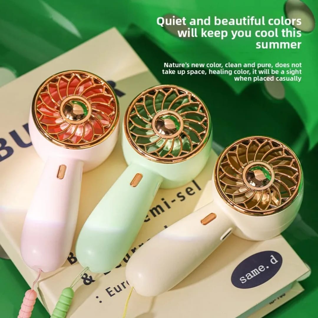rechargeable handheld mini fan
