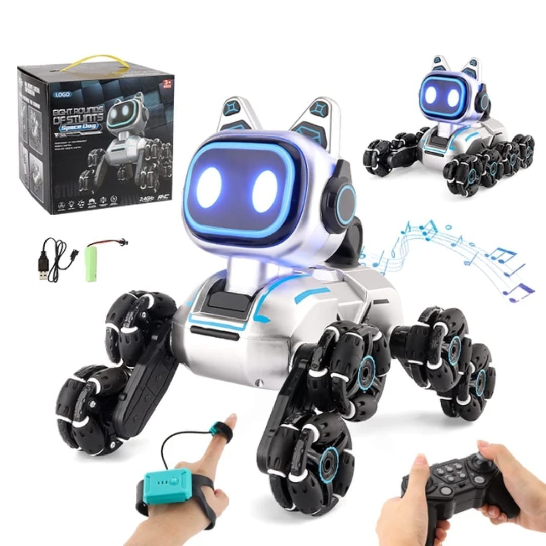 rc gesture dog robot