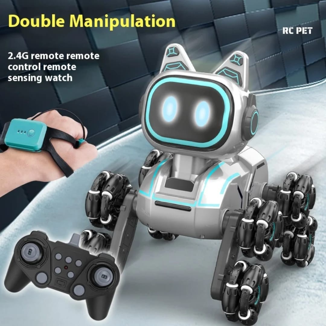 rc gesture dog robot
