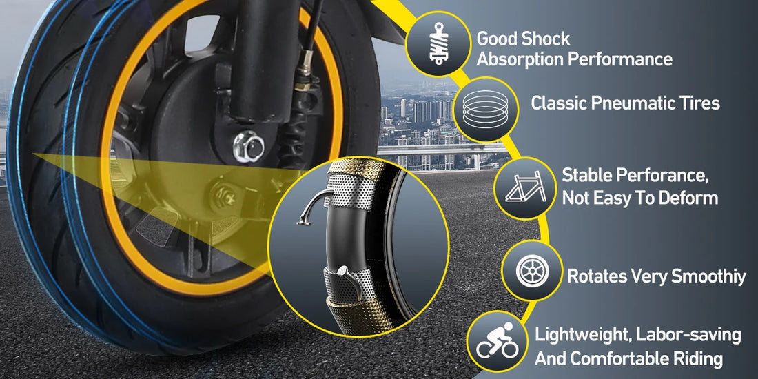 500W Foldable Electric Scooter for Commuting, 10'' Inflatable Tire, 36V 15Ah Battery, Range 35-40km, APP Support E-scooter