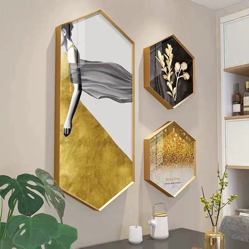 sofa background wall decore