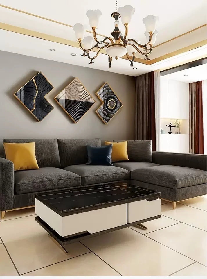 sofa background wall decore