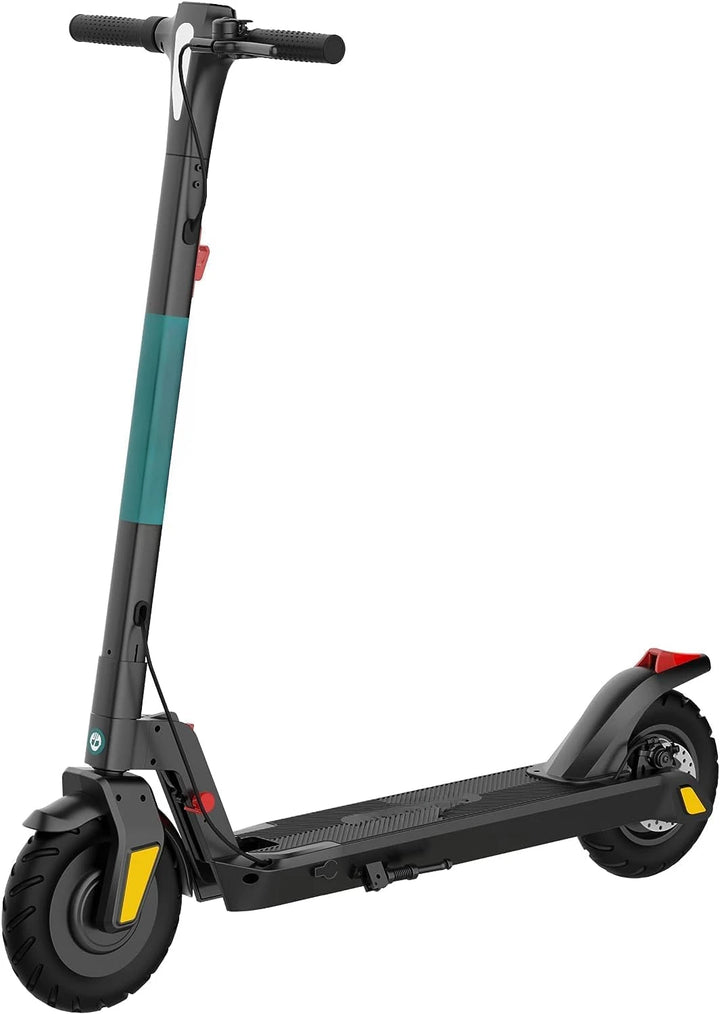 Electric Scooter, 10" Pneumatic Tire, Max 18/38 Mile, Max 20Mph Speed, All Aluminum Body and Headlight Taillight for Adult