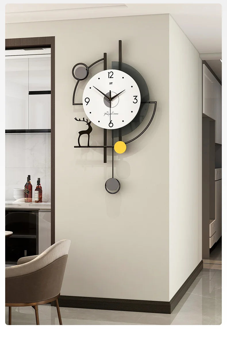 deer wall clock​