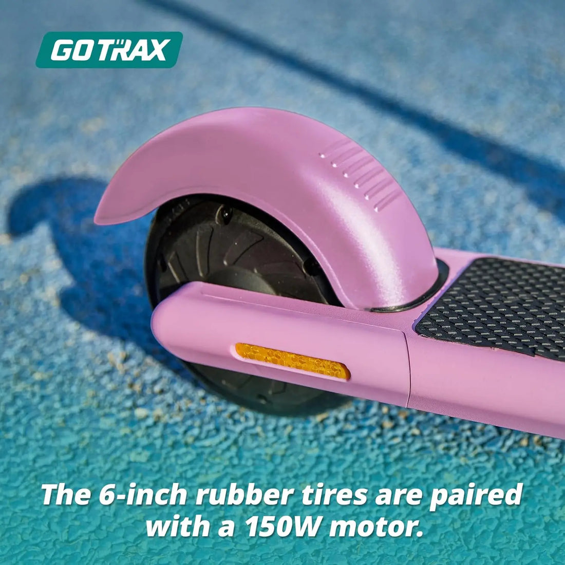6" Solid Wheels, Max 4 Miles and 7.5 Mph Speed Power by 150W Motor, UL2272 Safety Certification, Lightweight Electric