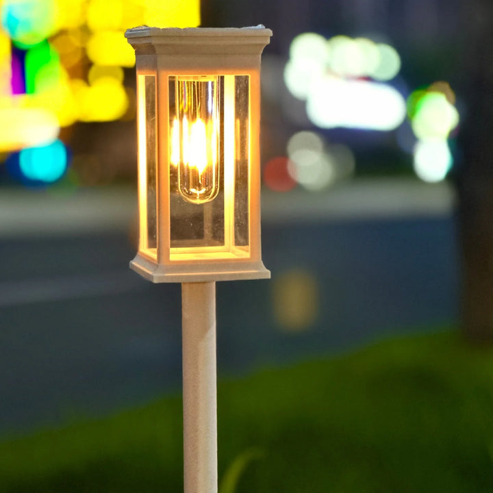 Solar Powered courtyard lighting
