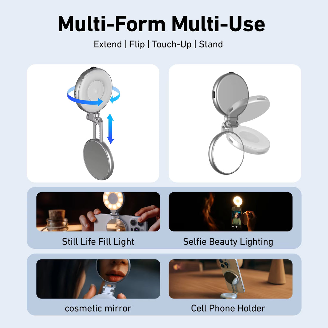 Magnetic Phone Camera Grip with Remote for iPhone & Android