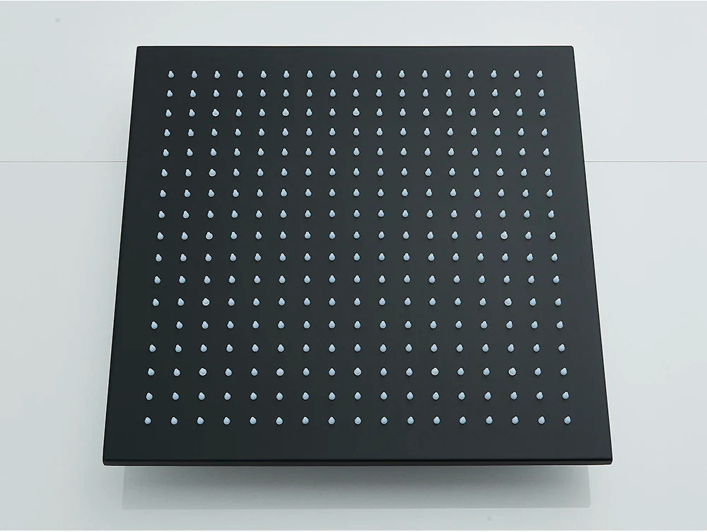 16" LED Rainfall Shower Head Color-Changing
