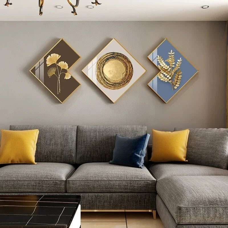 sofa background wall decore