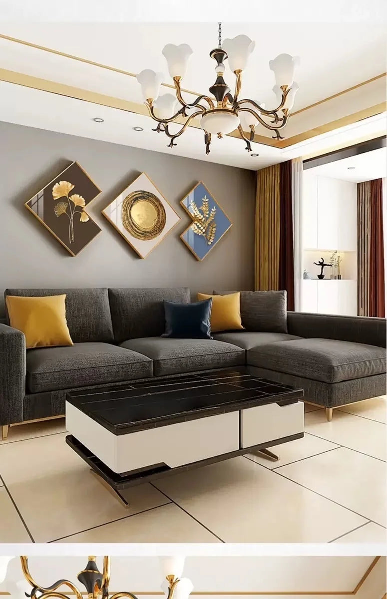 sofa background wall decore