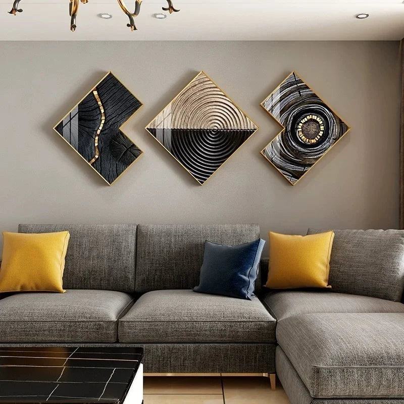 sofa background wall decore