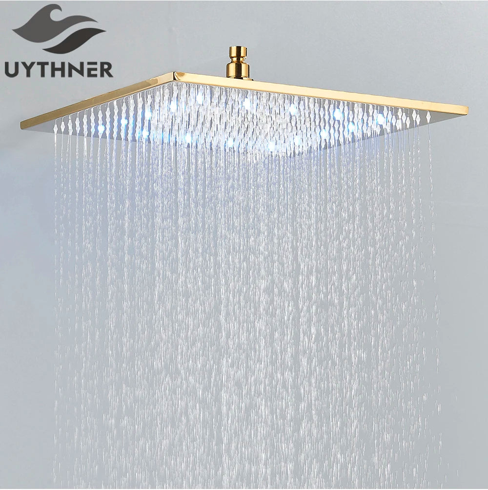 big rainfall shower head