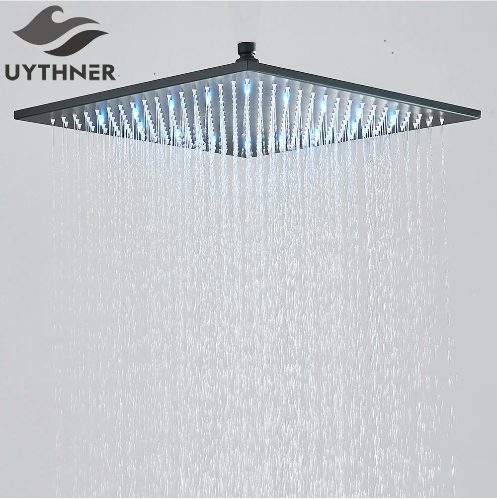 big rainfall shower head