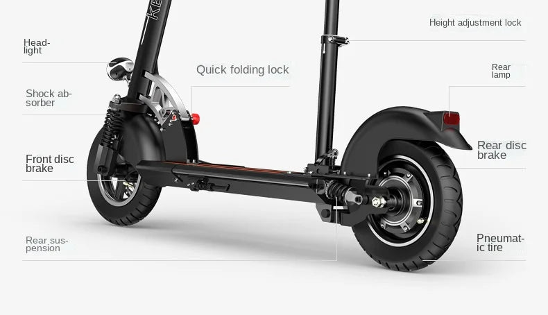folding electric scooter under 500