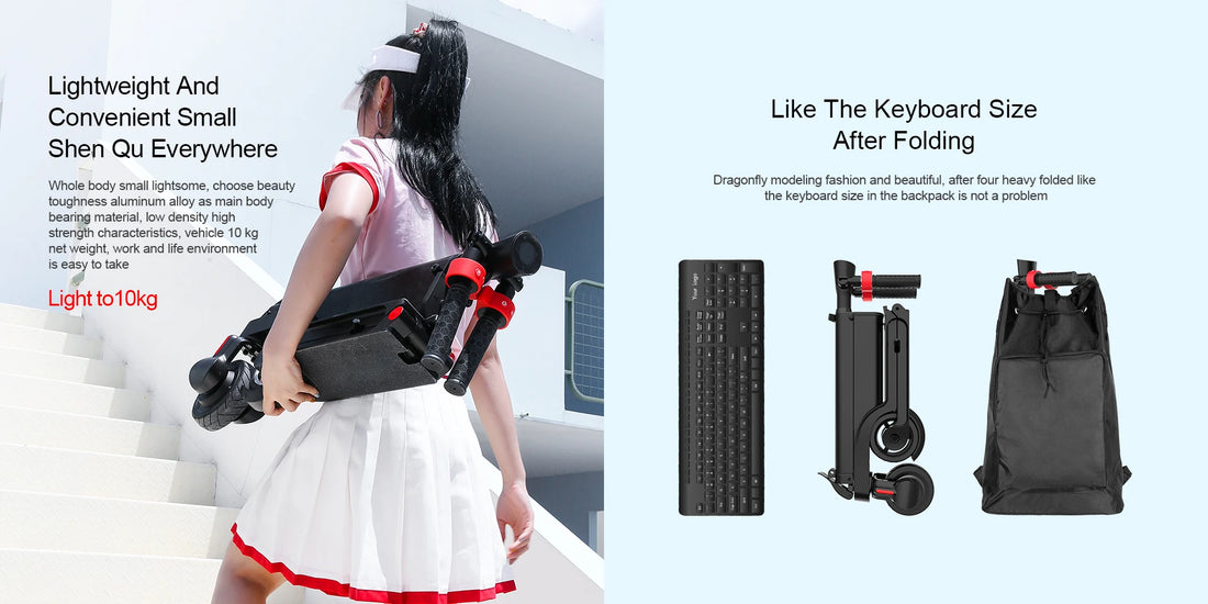 HX X6 electric scooter Foldable 350W 25KM/H Electric scooters 7.5AH 36V E Scooter 5.5 Inch Escooter for Adults