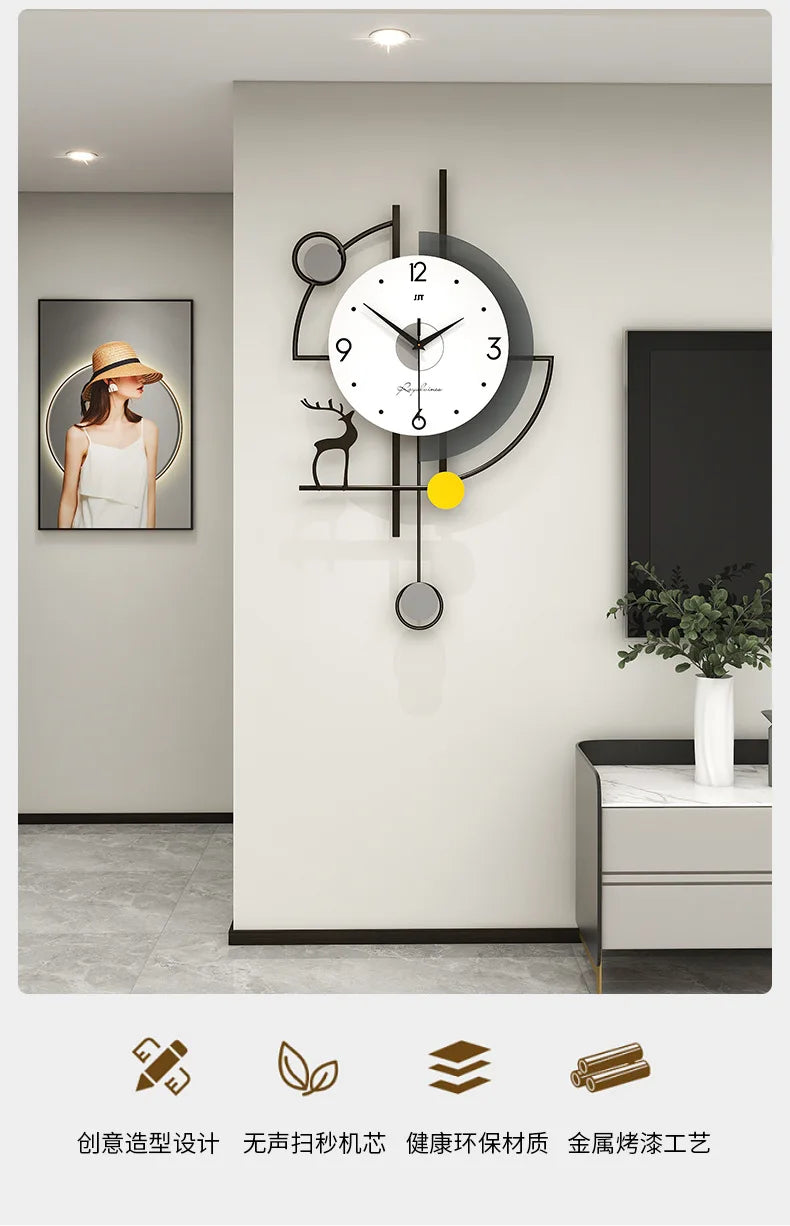deer wall clock​