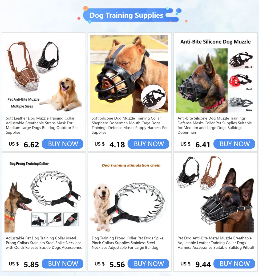 Soft Silicone Big Dog Muzzle Anti-biting Adjustable Muzzles Dogs Harness For Small Medium Large Doberman Bulldog Collar Supplies