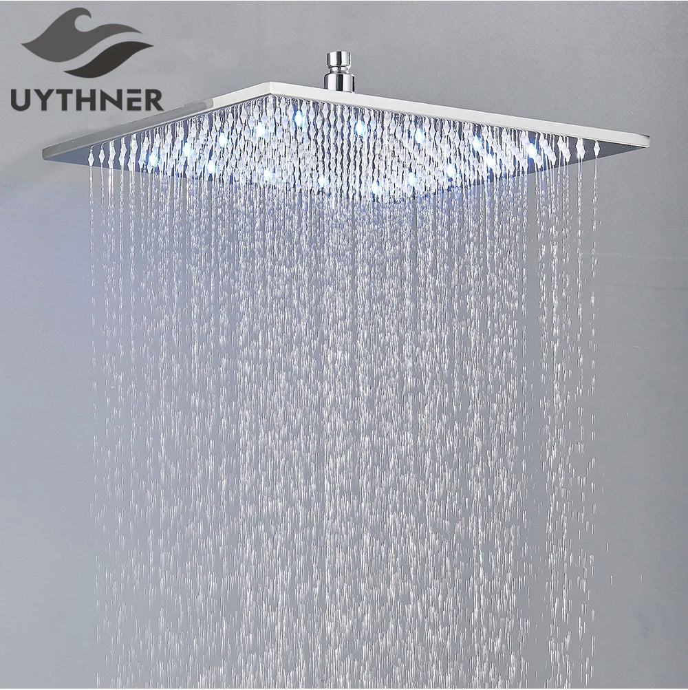 big rainfall shower head
