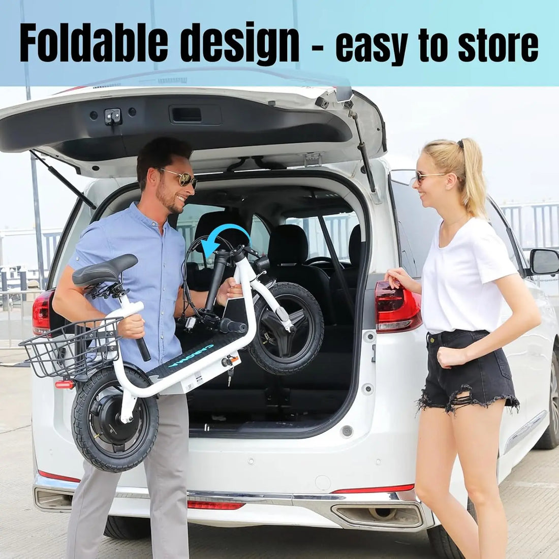 Peak 1200W Electric Scooter Adults, 20 MPH Top Speed 30 Miles Range,Foldable Electric Scooter w/Seat,