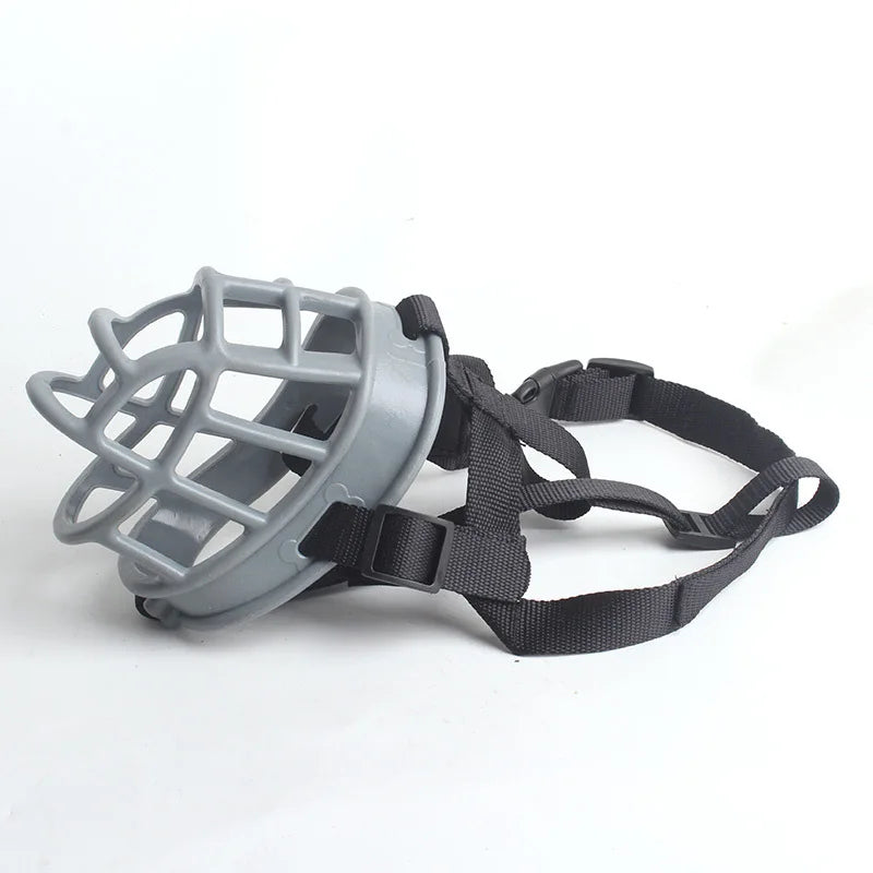 Soft Silicone Big Dog Muzzle Anti-biting Adjustable Muzzles Dogs Harness For Small Medium Large Doberman Bulldog Collar Supplies