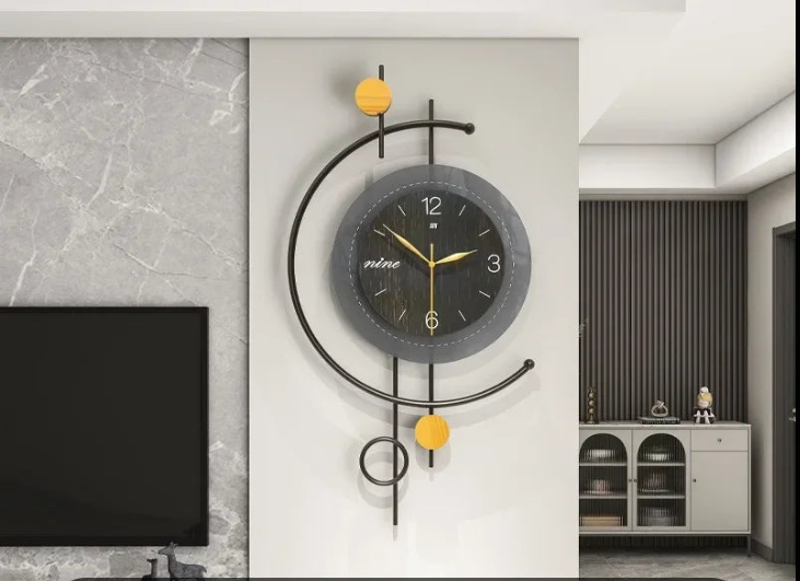 Modern Luxury Silent Wall Clock Decor