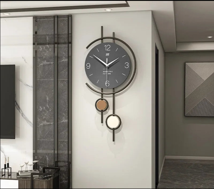 Modern Luxury Silent Wall Clock Decor
