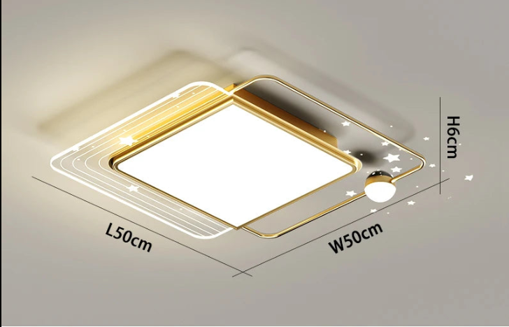 Remote Control LED Moon Ceiling Light