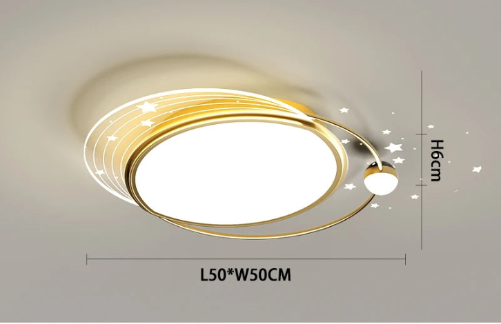 Remote Control LED Moon Ceiling Light