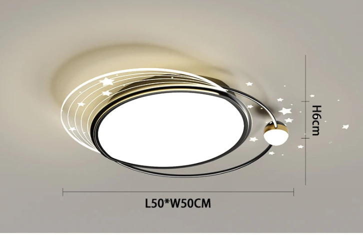 Remote Control LED Moon Ceiling Light