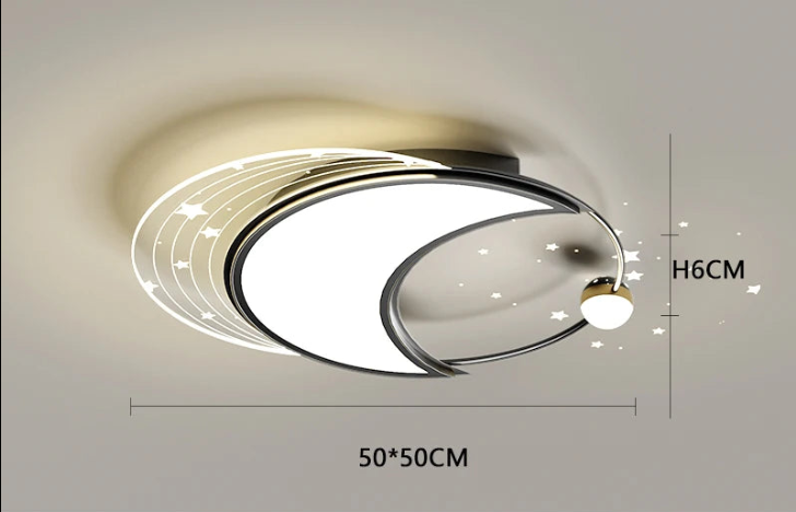 Remote Control LED Moon Ceiling Light