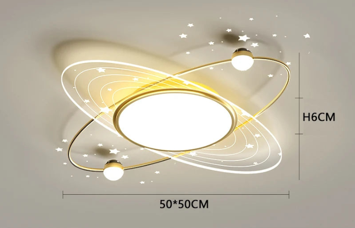 Remote Control LED Moon Ceiling Light