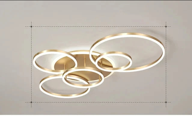 Modern Ring LED Ceiling Light Chandelier