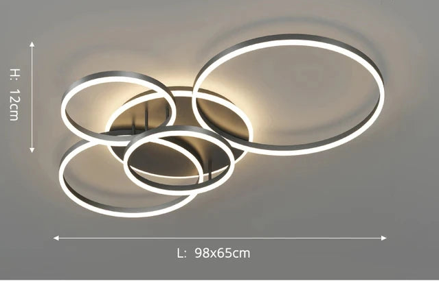 Modern Ring LED Ceiling Light Chandelier