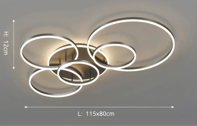 Modern Ring LED Ceiling Light Chandelier