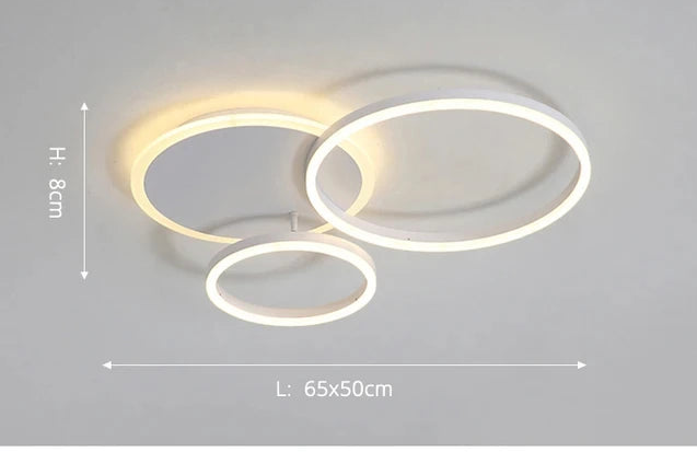 Modern Ring LED Ceiling Light Chandelier