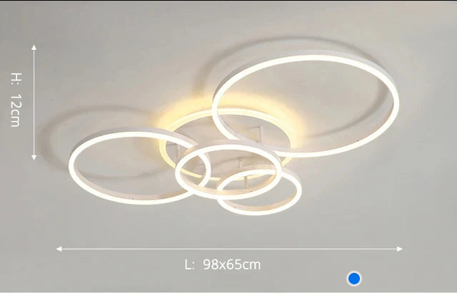 Modern Ring LED Ceiling Light Chandelier