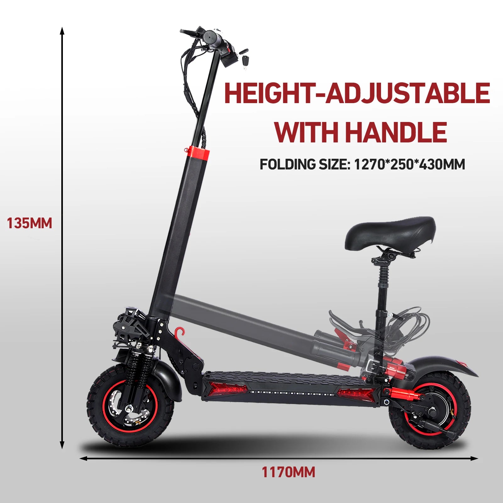 1200W off-road electric scooter