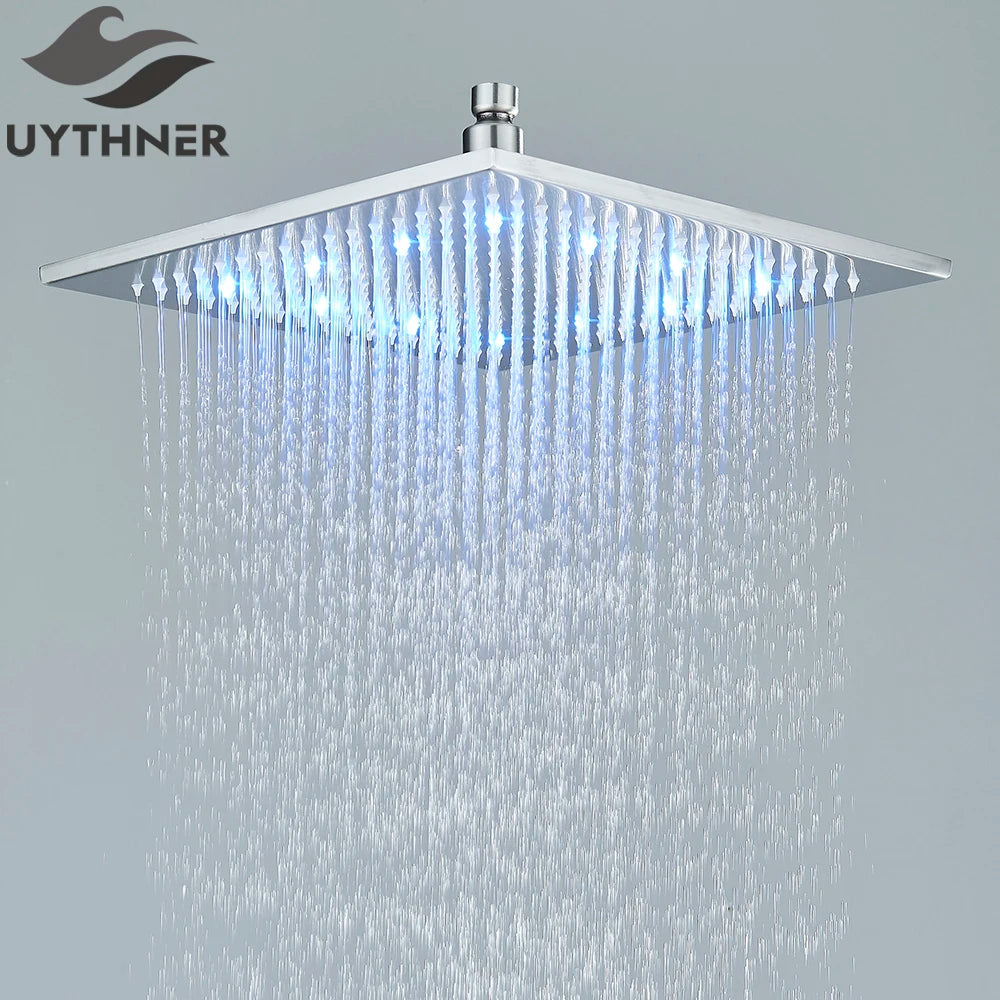 big rainfall shower head