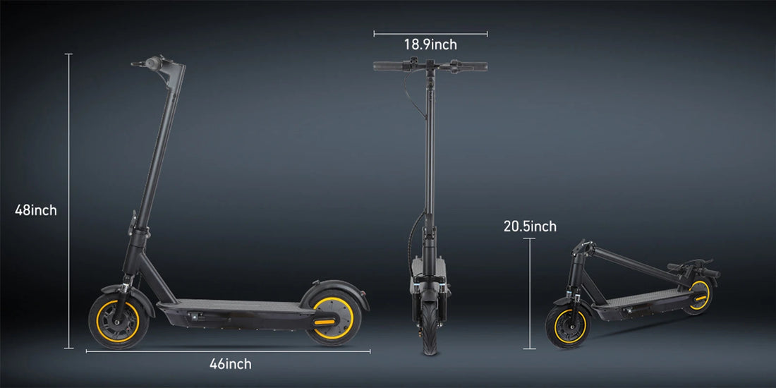 500W Foldable Electric Scooter for Commuting, 10'' Inflatable Tire, 36V 15Ah Battery, Range 35-40km, APP Support E-scooter