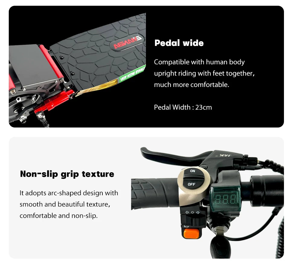 European US Warehouse Foldable 2 Wheel Portable Mobility Electric Scooter 800w For Adult