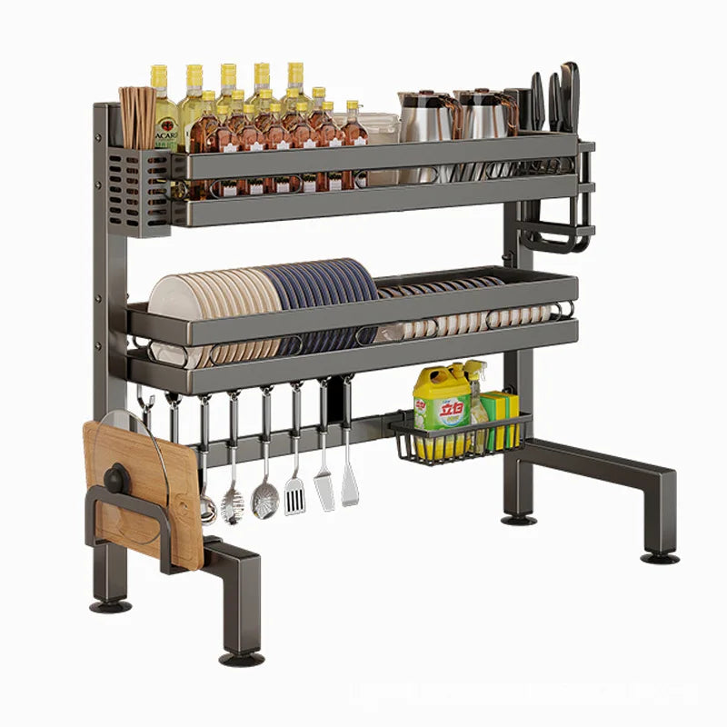 Kitchen Sink Dish Drainer Organizer