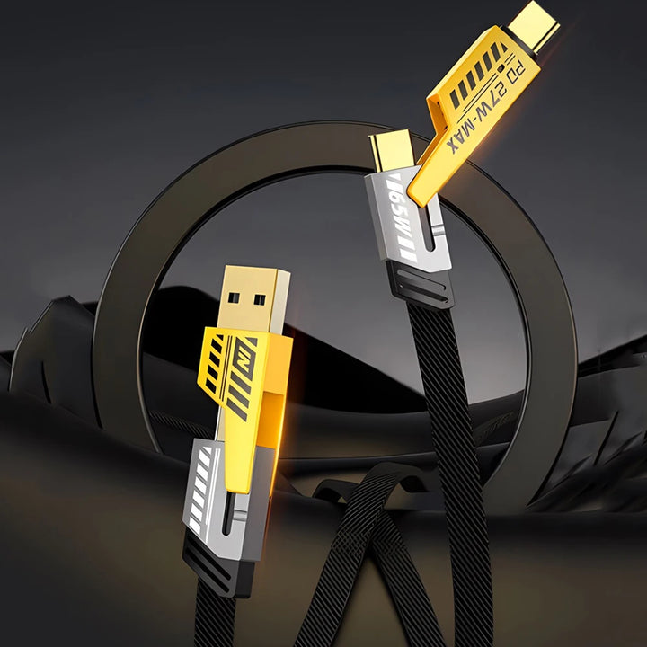 100W 4-in-1 PD Fast Charging Cable