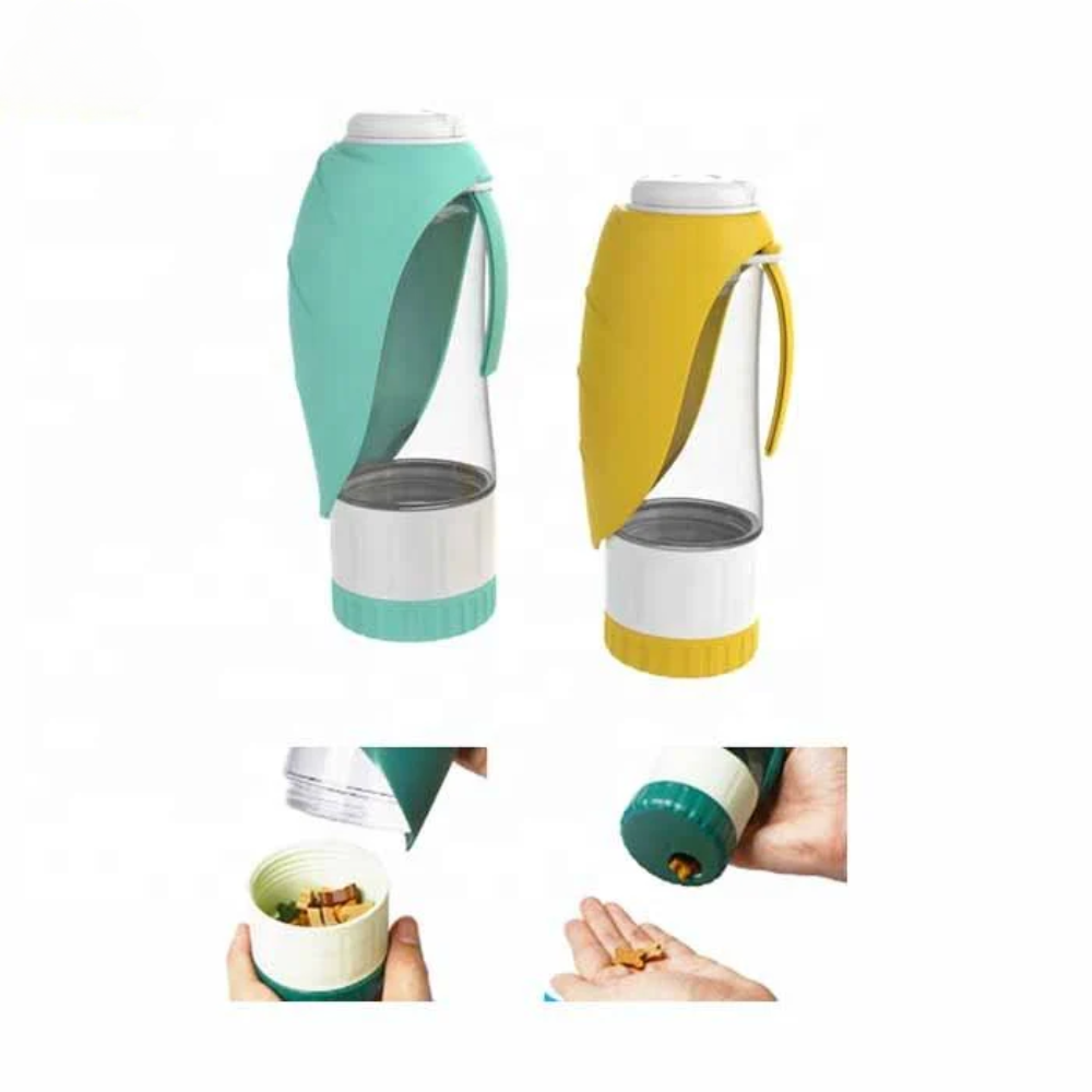 Portable 4-in-1 Dog Water Bottle Feeder