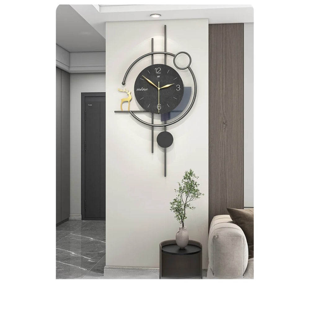 Modern Luxury Silent Wall Clock Decor