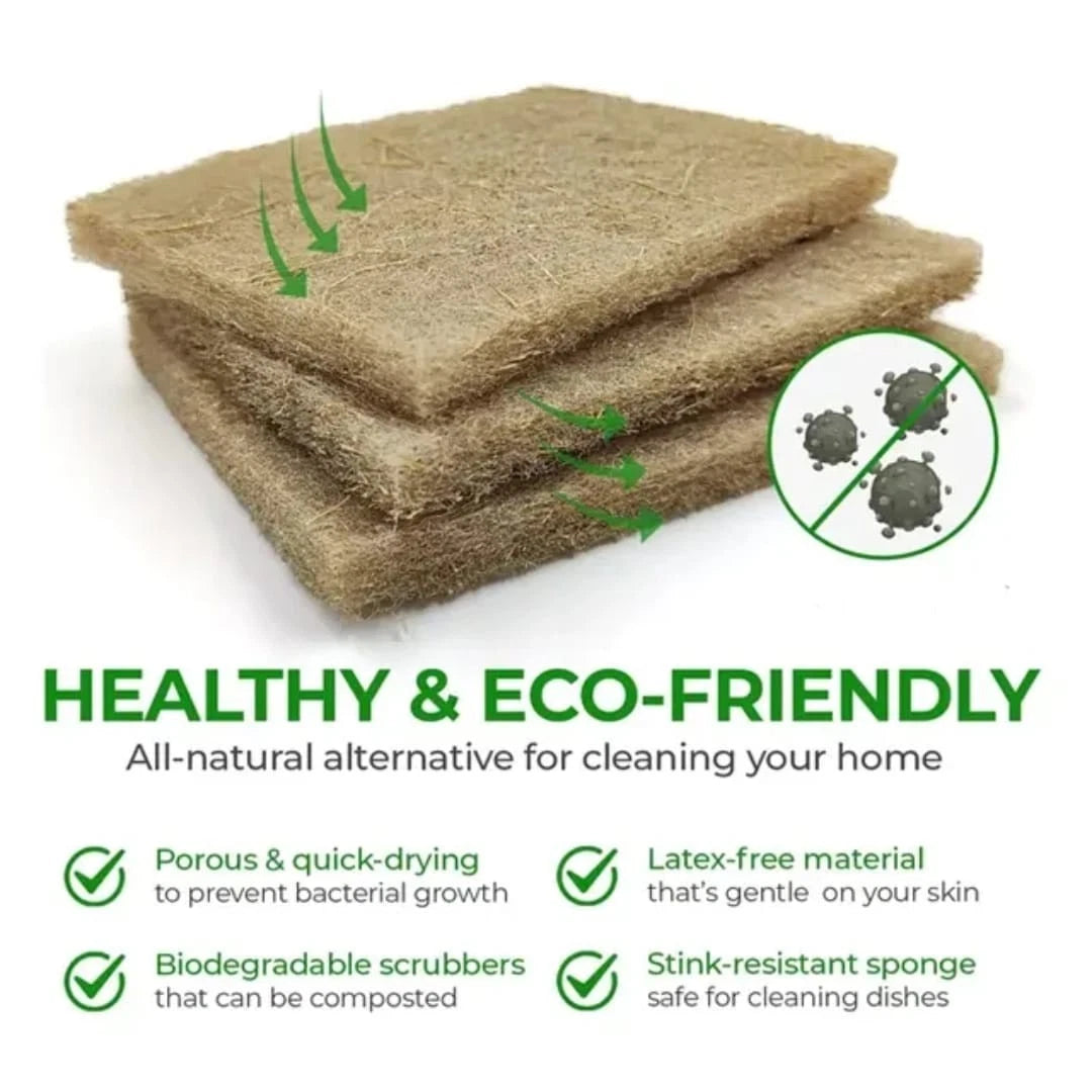 Eco-Friendly Coconut Fiber Kitchen Scouring Pads