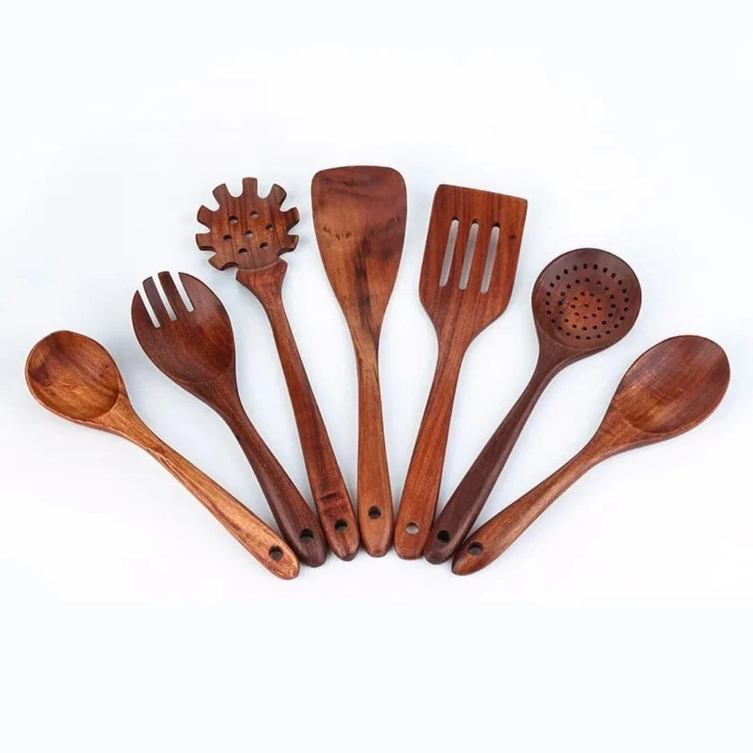 Wooden Kitchen Utensil Set