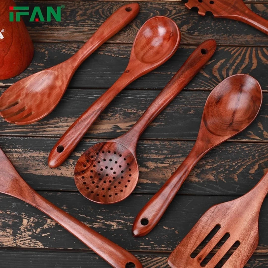 Wooden Kitchen Utensil Set